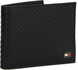 TOMMY HILFIGER Men Formal Black Genuine Leather Wallet BLACK Price in India Flipkart