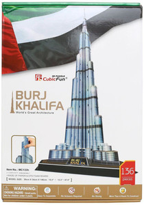 Cubicfun Burj Khalifa 3d Jigsaw Puzzle Burj Khalifa 3d Jigsaw