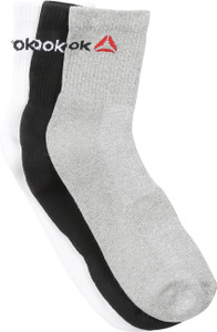 REEBOK Men Solid Mid-Calf/Crew
