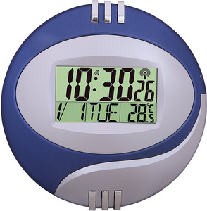 Price History of Kadio Digital 28 cm X 27 cm Wall Clock Blue, With