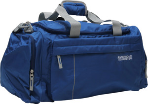 American tourister nylon sales blue travel duffle