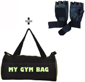 Monika Sports gym bag + gym gloves for exercise in home & gym Gym & Fitness Kit