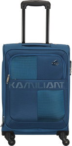 Kamiliant Oromo 67 cm Soft Trolley (Blue) Expandable Check-in Luggage - 23 inch