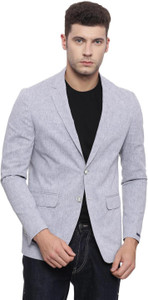 PETER ENGLAND Self Design Single Breasted Casual Men Blazer Buy