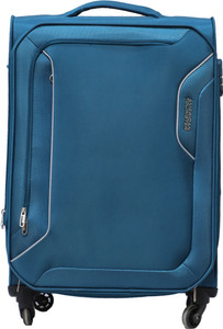 American Tourister Avalon Spinner Soft Trolley 67 cm (Teal) Expandable Check-in Luggage - 29 inch
