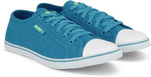 puma sneakers for women(white, blue)