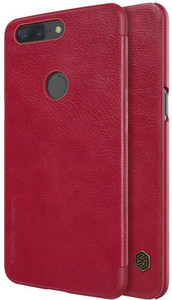 Nillkin Flip Cover for OnePlus 5T Qin Leather