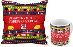 indigifts cushion, mug gift set