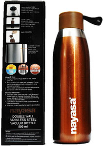 Nayasa double wall stainless steel store vacuum bottle