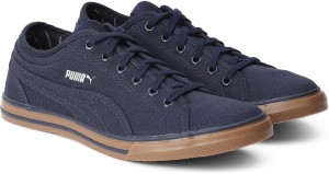 puma canvas shoes for women(navy)