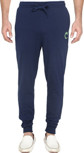 Chromozome Solid Men Black Track Pants 