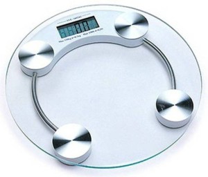 Emmquor Personal Weight Machine 6mm Round Glass EMM-63 Weighing Scale