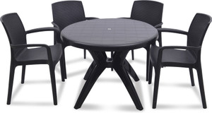 supreme Texas Plastic 4 Seater Dining Set