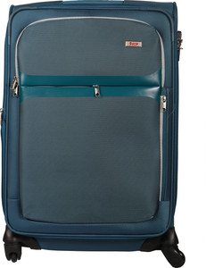 VIP Squad Spinner Soft Trolly 65 cm (Navy Blue) Expandable Check-in Luggage - 26 inch