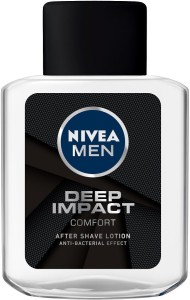 NIVEA Shaving, Deep Impact Comfort After Shave Lotion, Anti Bacterial Effect