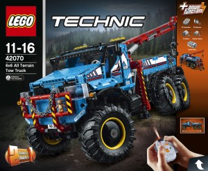 Lego technic 6x6 all terrain discount tow truck 42070 building kit