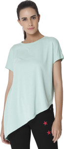 Vero Moda Casual Half Sleeve Solid Women's Green Top