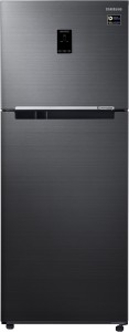 Samsung 394 L Frost Free Double Door 3 Star (2019) Refrigerator(Black Inox, RT39M5538BS/TL) RT39M5538BS TL