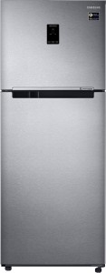 Samsung 394 L Frost Free Double Door 4 Star (2019) Convertible Refrigerator(Real Stainless, RT39M553ESL/TL)