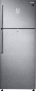 Samsung 465 L Frost Free Double Door 3 Star (2019) Refrigerator(EZ Clean Steel, RT47K6358SL)