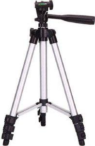 Tygot 3110 Portable Camera Tripod With Three-Dimensional Head & Quick Release Plate With Mobile Clip Holder Bracket Compatible With All Cameras, Camcorders, Android And IOS Devices (Assorted Colour) Tripod (Supports Up to 1500) Tripod Kit, Monopod