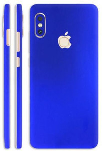 SLICKWRAPS Skin-2126 - Converter Style Blue Electroplating Skin For Back Of Mi Redmi Note 5 Pro Mobile Skin
