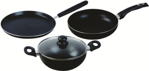 Roxx Secura Stylo Cook Non-Stick 4 Pcs Gift Set Tawa 24 cm diameter with Lid