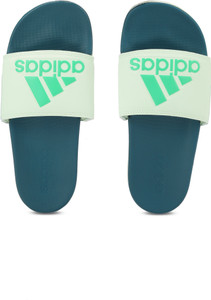 Adilette comfort hotsell slides green