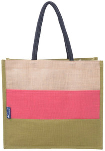 Promise Bags Multipurpose Jute Lunch Bag/Handbag/Tote Bag For Office Executive Men/Women/Girls/Unisex/Adult Multipurpose Bag