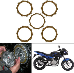 Autofy Aluminium Clutch Plates For Bajaj Pulsar 180 UG 3 Set of