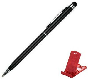 Freya ADJUSTABLE MOBILE STAND HOLDER WITH 2 In 1 Ball Pen For Touch Screen Mobile Phones And Tablets All Ipads ,Smart Phones Stylus