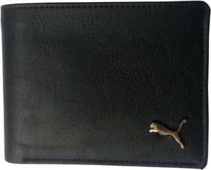 Puma Men Black Genuine Leather Wallet