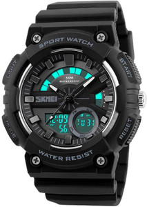 SKMEI Analog Digital Watch For Men Buy SKMEI Analog Digital Watch For Men 1235 Black Chronograph Digital Online at Best Prices in India Flipkart
