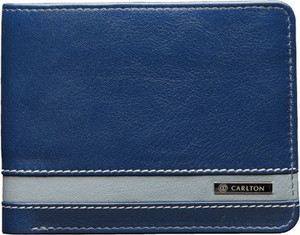 Carlton Men Blue Genuine Leather Wallet