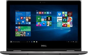 Dell Inspiron Core i7 6th Gen - (8 GB/256 GB SSD/Windows 10 Home) 6500U 2 in 1 Laptop(13.3 inch, Grey, With MS Office)