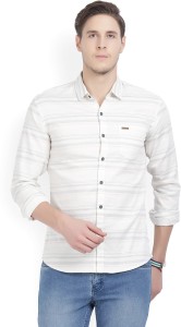 Wrangler Men's Striped Casual Spread Shirt