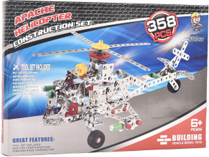 Tokenz 358 Pcs Apache Helicopter Construction Set