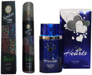 Dsp Hearts Blue Perfume 100 Ml Signature Touch 1500 Shots Perfume