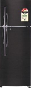 LG 335 L Frost Free Double Door 3 Star (2020) Convertible Refrigerator(Black Steel, GL-T372JBLN)