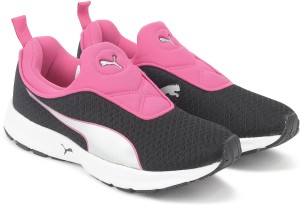 puma sneakers for women(black, pink)