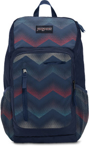 JanSport Impulse 31 L Laptop Backpack Matrix Chevron Navy Price