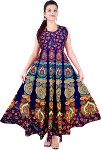 Price History of Mudrika Women s Maxi Multicolor Dress from Flipkart 2 60507073