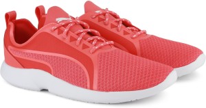 puma puma vega evo running shoes for women(red, pink)