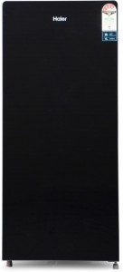 Haier 195 L Direct Cool Single Door 4 Star (2019) Refrigerator  with Glass Door(Black Glass, HRD-1955CKG-E)