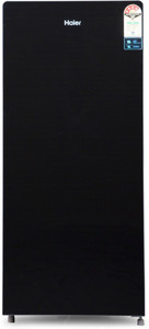 Haier 195 L Direct Cool Single Door 4 Star (2019) Refrigerator  with Glass Door(Black Glass, HRD-1955CKG-E)