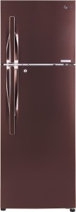 LG 335 L Frost Free Double Door 3 Star (2020) Refrigerator(Amber Steel, GL-T372JASN)