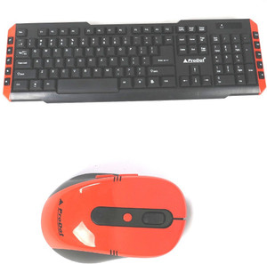 ProDot TLC-107+175 2.4Ghz Multimedia Wireless Keyboard and Mouse Combo Compact and Portable for PC, Laptop, Desktop, Android TV and Smart TV Wireless Desktop Keyboard