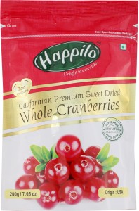Happilo Californian Premium Sweet Dried Whole Cranberries