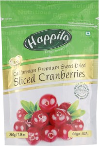 Happilo Californian Premium Sweet Dried Sliced Cranberries