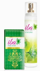 iba halal care PURE ATTAR JANNAT AND JANNAT ATTAR SPRAY PACK Price